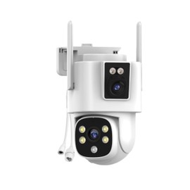 Dual Lens Security Camera Security Camera System Wireless, Cameras Compatible with The System