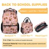Sharecolor Dog Backpack with Lunch Box, Set of 3 School