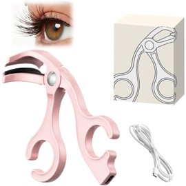 Wimpernzange Beheizbar, Beheizte Wimpernzange Elektrisch, Frauen Wimpernbürste, Schnelles Aufheizen Wimpern Curler für alle Wimpern, Schneller, Lang Lasting Makeup