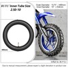 RUTU 2.50/2.75-10 Dirt Bike Tubes TR4 straight valve Compatible with