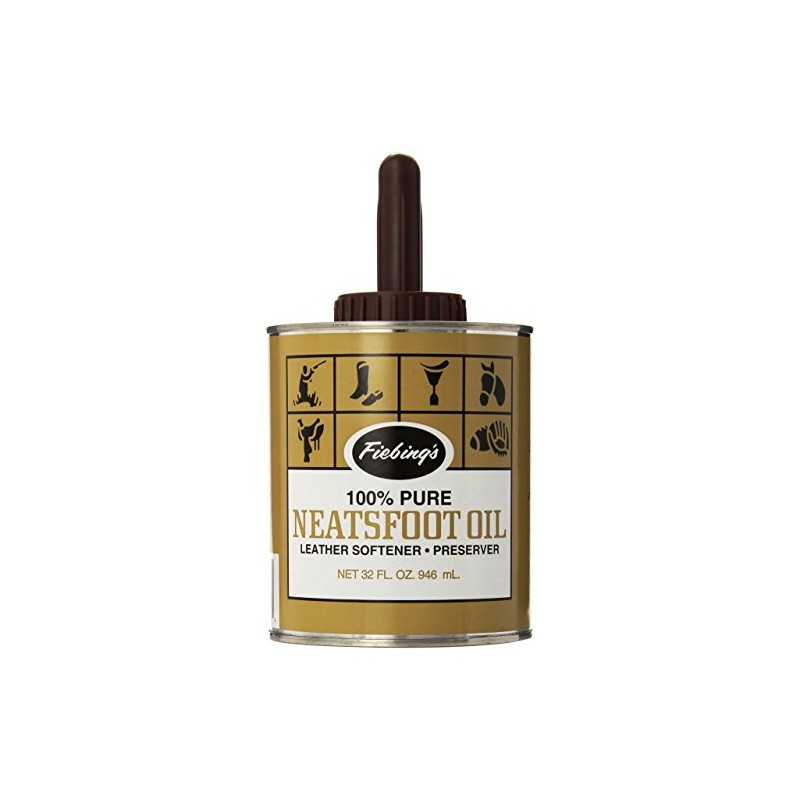 Fiebing's Pure Neatsfoot Oil with Applicator, 32 oz