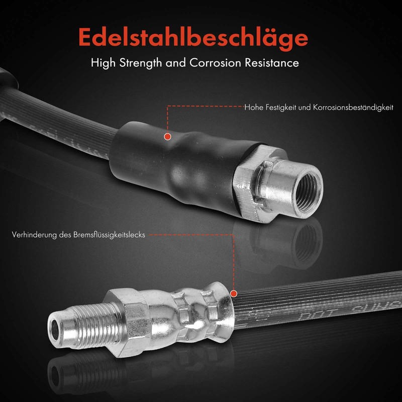 Frankberg 1 x Brake Hose Front Axle Compatible with X5