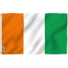 Anley Fly Breeze 3x5 Feet Ivory Coast Flag - Ivorian