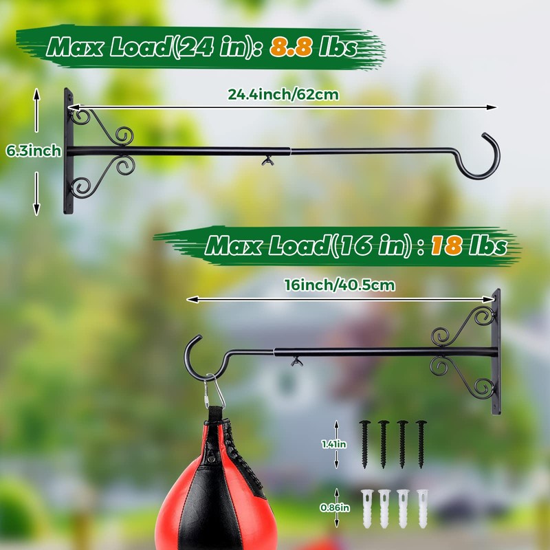 BOLITE 18023 Bird Feeder Hanger(16 to 24 Inch), Adjustable Hanging