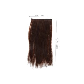 Baluue 4pcs Hair Topper for Women Invisible Thinning Hair Extensions Seamless Clip-in Hairpiece for Volume -looking Hairpiece for All Types