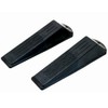 Merriway BH01962 Premium Heavy Duty Rubber Door Wedge Stoppers-Black, Pack