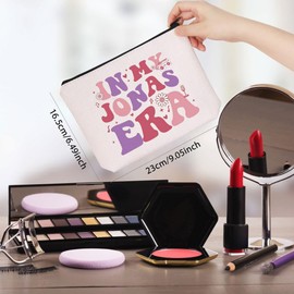 JoBros Music Band Gift The Album Tour Gift Music Fan Zipper Pouch Makeup Bag (Jonas Era CA)