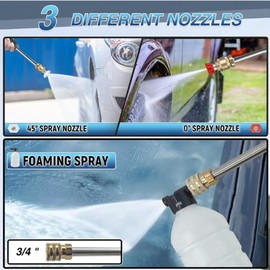 Cordless High Pressure Car Washer Gun,24V Portable Power Cleaner with Two 6000mAh Battery, 40 Min Run Time Total – Electric Jet Spray for Car, Bike, Home, Windows, Fences, Sidewalks, Outdoor Furniture