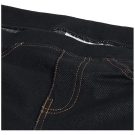 Ruby Rd. Women's Petite Pull-on Extra Stretch Denim Jean, Black, 10P