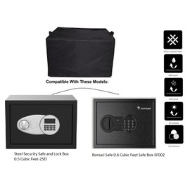 AF-WAN Hidden Safe Box Dust Cover for Steel Security Lock Box 0.5 Cubic Feet-25EI and Bonsaii 0.6 Cubic Feet-SF002, Water Resistant Cabinet Safes Cover