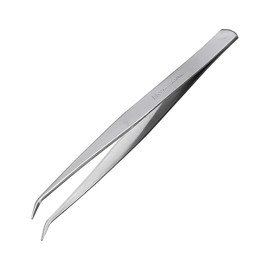 ANEX No.128 Tweezers, Stainless Steel, AA Type, Curved Tip, 5.9 inches (150 mm)