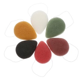 Gogogmee 6Pcs Natural Facial Sponges for and Exfoliation Skincare Tool Highly Absorbent Safe for All Skin for Makeup Removal