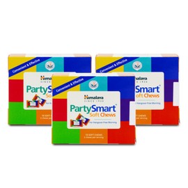 Himalaya Party Smart Soft Chews 3.05g x 10 pieces x 3 boxes I Hangover relief / 히말라야 파티스마트 소프트 츄스 3.05g x 10개입 X 3박스 I 숙취해소