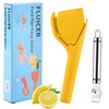 AUAUY Lemon Squeezer with Lemon Zester Peeler, Professional Manual Lemon