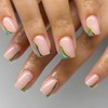 Press on Nails Square Short Length Glossy Full Cover Acrylic
