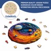Mys Aurora Space Puzzles for Adults 500 Pieces, Unique Shapes