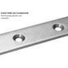 TERF® 10 Pcs Zinc Plated Solid Steel 50mm X 15mm