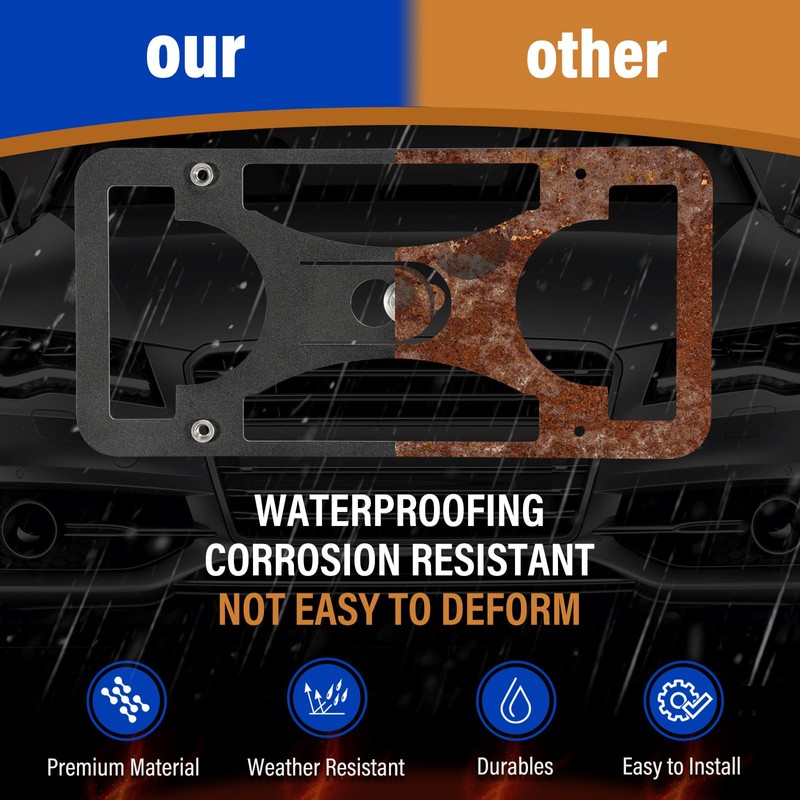 No Drill Front License Frame Compatible with Mazda CX-5 |