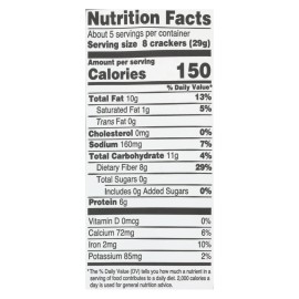 UD_Doctor in the Kitchen-Organic Flax Seed Crackers-Savory-Case of 6-5 Oz