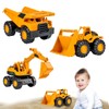 HSMHLYYB Digger Toy, Pack of 3 Sand Toy, Digger Sandpit,