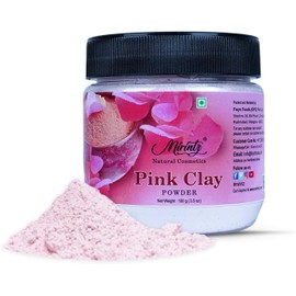 Polvo De Arcilla Rosa 100% (100 G) Mascarilla Facial De Arcilla Rosa Mascarilla Hidratante Y Exfoliante Ideal Para Limpiadores, Mascarillas Y Exfoliantes Naturales Caseros Mascarillas
