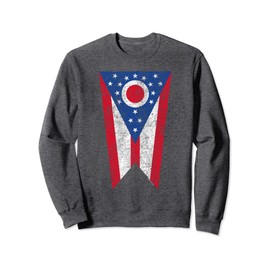 State Flags USA Souvenir Vintage Ohio Pennant Sweatshirt