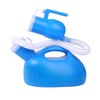 ENLUNTRA 男性用尿器 大容量 2000ml 尿瓶 携帯トイレ 1.5m延長チューブ付き 取り外し可能 こぼれない ブルー