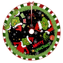 ARTXZDZ Christmas Tree Skirt 48 inch - Xmas Tree Ornaments - Christmas Ornament - Perfect Holiday Decor for Festive Celebrations