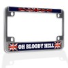 Fastasticdeals Metal Insert Bike License Plate Frame Oh Bloody Hell