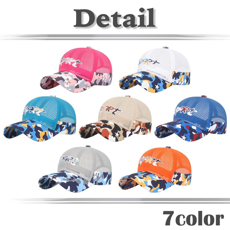 White Fang CA792 Mesh Cap, Hat, Outdoors, Running, Boys, Girls,