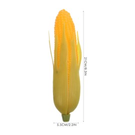 SEWACC Fall Decor 4pcs Artificial Corn Lifelike Corn Plastic Corn Cob Fake Corn Realistic Corns Stalks Simulation Vegetable Corn Imitation Maize Decoration Photo Prop Plants Decor