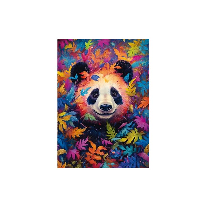 Schmidt Spiele 59781 Panda Bear in Rainbow Forest 1000 Piece