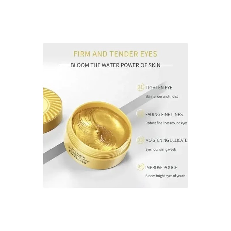 Bioaqua Parches Antiarrugas De Oro Hidratantes Para Ojos Tipo De