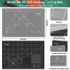 WorkLion Self Healing Cutting Mat: 12''x18'' Double Sided Craft Cutting