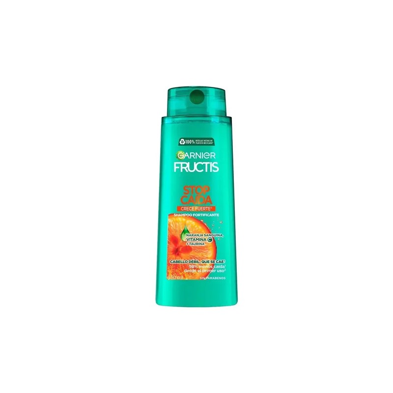 Shampoo Garnier Fructis Stop Caída Crece Fuerte 650 Ml
