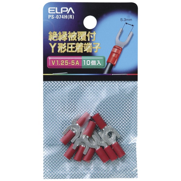 Elpa Insulating Covered with Y Type Crimp Connector V1.4 25 – A Red PS – 074h (R)