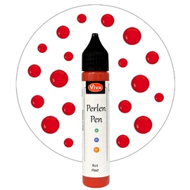 Viva Decor Pearl Pen 25ml-Red