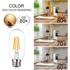 NOTOC E26 LED Light Bulb 4W,Equivalent 40W,E26 Tubular Light Bulb