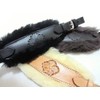 PS Pferdeartikel Sheepskin Padded Flower Nose Strap - Decorated Colour