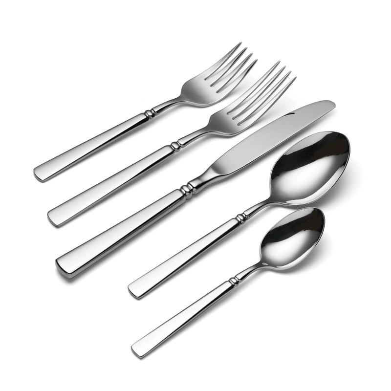Oneida Easton Flatware, 5 Piece, Silver