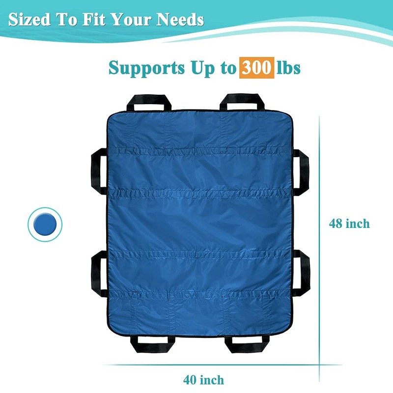 Positioning Bed Pad with Handles Hospital Sheets Transfer Board Belts