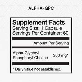 Momentous Huberman Stack, Alpha GPC, 60 porciones