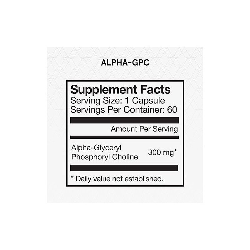 Momentous Huberman Stack, Alpha GPC, 60 porciones