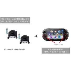 tsucchiisan psvita stick analog joystick button control stick for PS Vita PSV 2000 right left