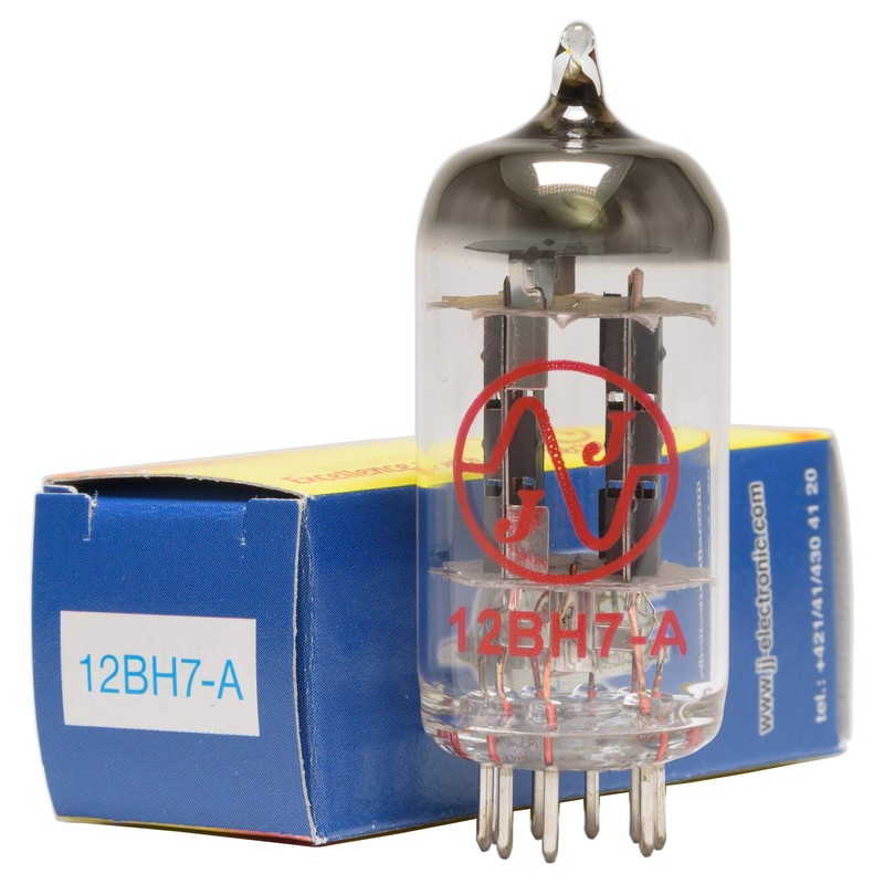 JJ 12BH7-A Miniature/mT Double 3 Pole Tube