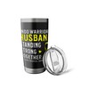 Endo Warrior's Husband Endometriosis Awareness Gifts Husband Stainless Steel Insulated