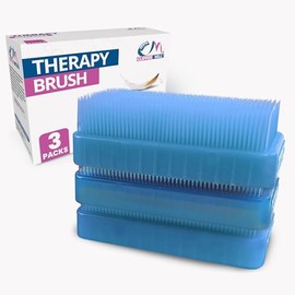 Wilbarger Method Cepillo Sensorial Terapia Unidades Color Azul Ocupacional Terapéutica Calmar Estimular Cepillado Uso Como Parte Protocolo