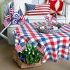 SuQKXCo 4th of July Round Tablecloth 60 inch Patriotic Memorial