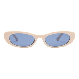 I-SEA Roxie Women's Sunglasses - Polarized Scratch Resistant Lenses (Cream/Navy)