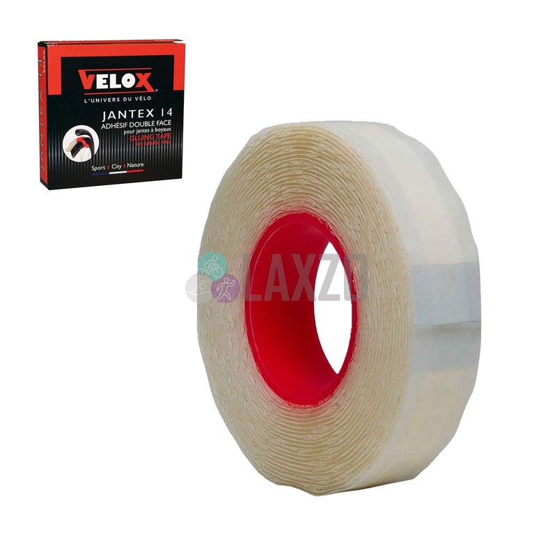 Velox Jantex 14 Double Sided Carbon Rim Tubular Tape, Transparent,
